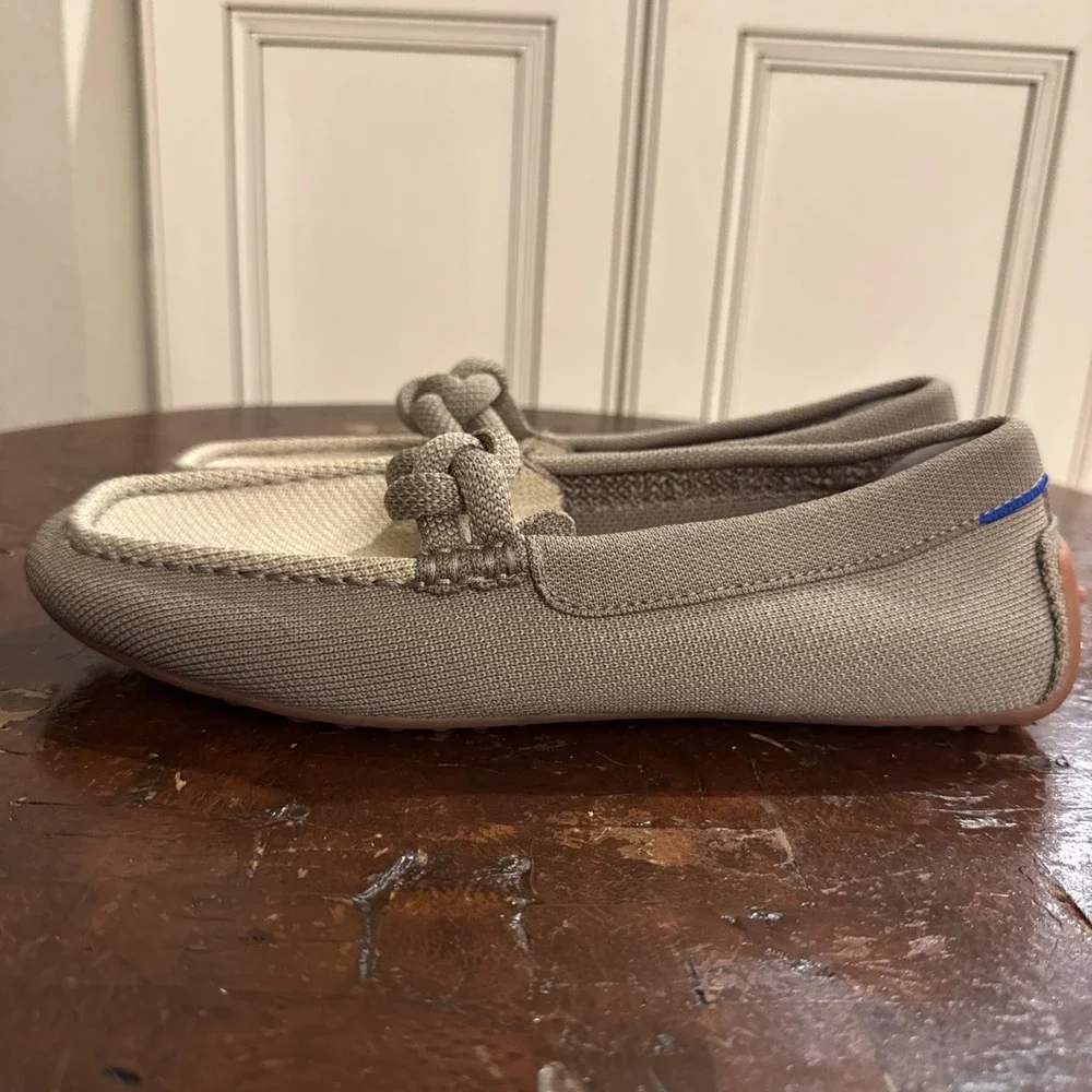 Rothy's Women's The Braid Driver Flat Loafer Shoes Washable Comfort Size 8 EUC